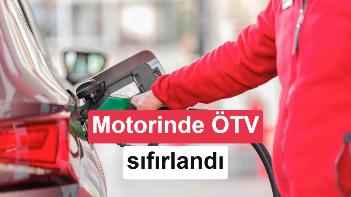 Motorinde ÖTV sıfırlandı, Resmi Gazete’de yayınlandı